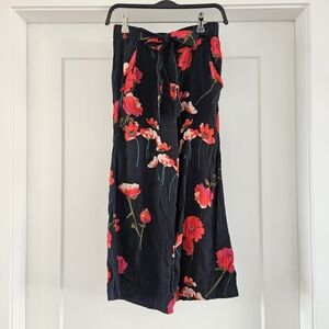 Wilfred Black and Pink Wide Leg Pants